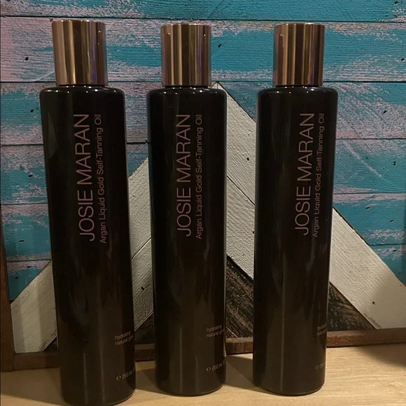 3 bottles of Josie Maran Argan Liquid Gold Self-Tanning Oil, natural glow, 8.6oz - Picture 1 of 3